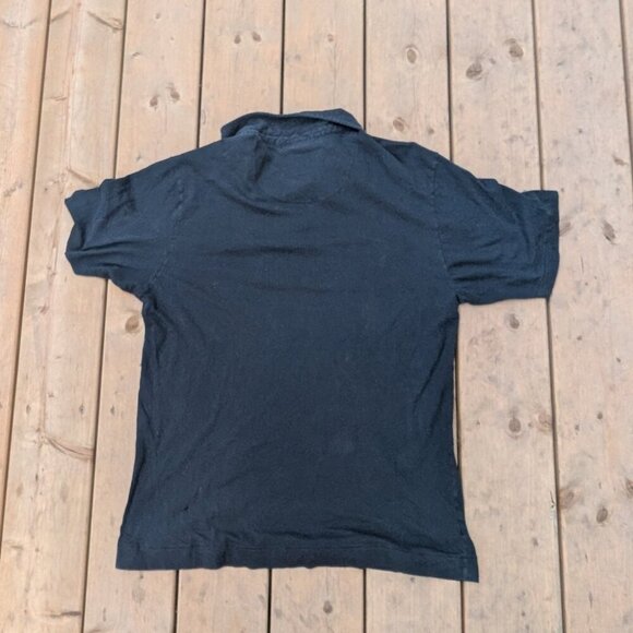 Vintage Men's Billabong Black Polo Shirt Organic Cotton Size XL - Picture 9 of 9